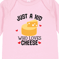 thumbnail image 4 of Inktastic Cheese Lover Kids Boys or Girls Long Sleeve Baby Bodysuit, 4 of 5