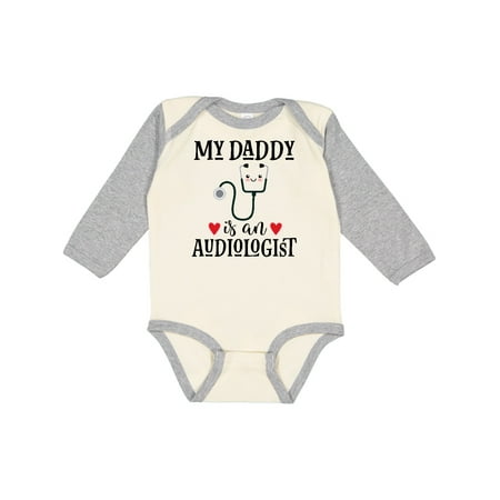 

Inktastic Audiologist Daddy Gift Baby Boy or Baby Girl Long Sleeve Bodysuit