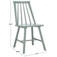 thumbnail image 4 of Safavieh Analin Modern Wood Dining Side Chairs, Sage (Set of 2), 4 of 8