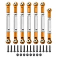 thumbnail image 1 of Unique Bargains Boucles de Direction Réglables Maillons en Aluminium pour Voiture RC 2WD 1/10 (Or), 1 of 5