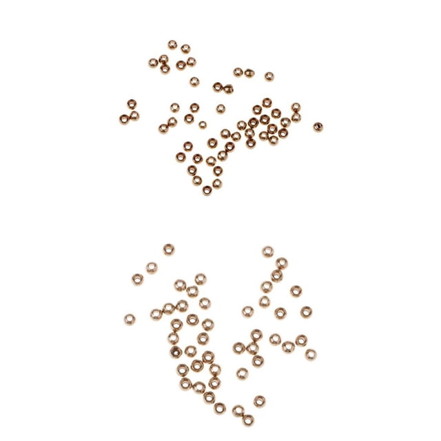 100 Piezas Grandes de Latón Hueco de Ojo para Atar Moscas Nymph Scud Belly Eyes Sunnimix Pesca con mosca