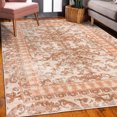 thumbnail image 3 of Vintage Decorative Rug, Victorian Style Pattern of Abstract Leaf Flourishes Grunge Concept Swirling, Quality Carpet for Bedroom Dorm and Living Room, 6 Sizes, Peach, by Ambesonne, 3 of 4
