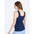 thumbnail image 3 of Joyspun Women's Ribbed Tank with Inner Bra, Sizes XS-3X, 3 of 4