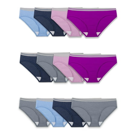 

Fruit of the Loom Women s Low-Rise Hipster Underwear 12 Pack Sizes S-2XL