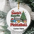 thumbnail image 2 of pickleball Christmas Ornament 2025, Custom Gifts for pickleball Lovers, Gift for Christmas, Xmas Tree Hanging Decoration, Gifts Sports Fan, Santa's Favorite pickleball, 2 of 5