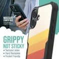 thumbnail image 2 of Smartish® iPhone 16 Plus Protective Magnetic Case - Gripzilla Compatible with MagSafe [Rugged + Tough] Heavy Duty Armor Slim Cover w/ Drop Tested Protection for Apple iPhone 16 Plus - Striped Up, 2 of 6