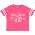 thumbnail image 3 of Inktastic Let the Adventure Begin with Camping Tent and Mountains Boys or Girls Toddler T-Shirt, 3 of 5