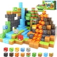 thumbnail image 1 of Bloques magnéticos Toylogy Dinosaur Mine Magnet World, más de 3 años, 1 of 9