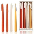 thumbnail image 5 of FCMSHAMD 10'' Citrus Scented Taper Candles - Soy Wax-Dripless (4 Pack), 5 of 7