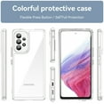 thumbnail image 2 of TECH CIRCLE for Samsung Galaxy A53 5G 6.5 inch Luxury Lightweight Shockproof Transparent Acrylic + TPU Hybrid Bumper Slim Shell Phone Case Cover,Clear, 2 of 8