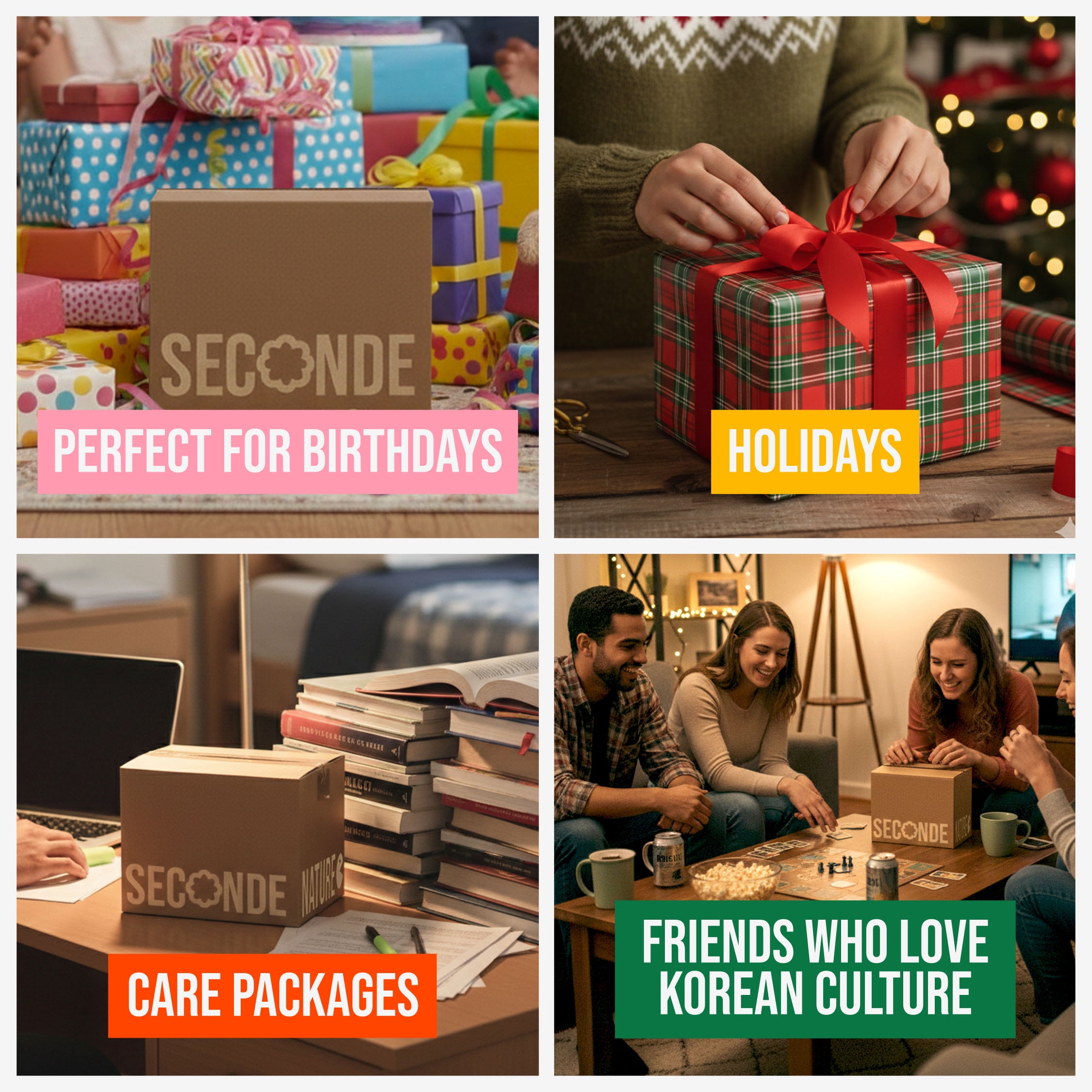Korean Snack Box 38 Count - Variety of Individually Wrapped Korean Snacks with Chips, Sweets and Tteokbokki for Kids,  College Students and Adults. Gift Box for K-Food Lovers - Journey of Korea