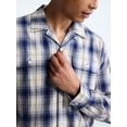 thumbnail image 4 of Free Assembly Men's Cotton Camp Shirt with Long Sleeves, Sizes S-3XL, 4 of 6