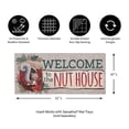 thumbnail image 4 of Evergreen Welcome to the Nut House Sassafras Indoor Outdoor Switch Doormat 1'10"x10" Beige, 4 of 7