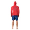 thumbnail image 4 of Chaps Mens Long Sleeve Graphic Rash Guard, Sizes S-3XL, 4 of 9