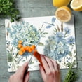 thumbnail image 3 of CounterArt Bohemian Blue 3mm Tempered Glass Cutting Board 10" by 8", 3 of 8