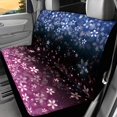 thumbnail image 2 of Chririnla Sakura Galaxy Print, Non-Slip Car Seat Covers 2 Piece Durable Stretch Bench Seat Covers for Car Interior Automotive, 2 of 7