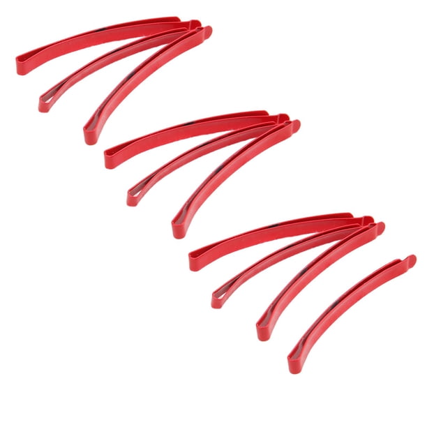 6 Piezas de Broches de Metal para El Cabello, Horquillas Elegantes para El Cabello, para El Ocio Informal , rojo, un tamaño