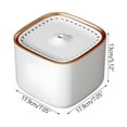 thumbnail image 2 of FACEGA Cat Water Fountain, Wireless Pet Fountain Battery Operated, Automatic Dog Water Dispenser with Quiet Pump Inside Stainless Steel Tray, Easy Clean, BPA-Free, 2 of 4