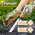 thumbnail image 2 of HANDLANDY Womens Garden Gloves, Breathable Utility Working Gloves for Yardwork, Drivers, Mechanics, Construction, Light work, 2 of 7