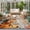 Light Brown, variant on 2x3 Ft Entryway Area Rug, Thanksgiving Fall Kitchen Rug Runner Washable Floor Mat, Pumpkins Harvest Football Flowers Non Slip Indoor Door Mat Throw Carpet for Bathroom Living Room Bedroom