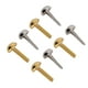 thumbnail image 4 of 40 Uds. Mini clavitos de 6mm, sujetadores de papel metálicos de latón redondos galvanizados en oro y plata para manualidades y álbumes de recortes, 4 of 12