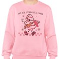 thumbnail image 2 of Lookin' Like a Snack Christmas Sweatshirt Unisex Medium Pink, 2 of 5