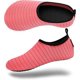 thumbnail image 3 of Zapatos para deportes acuáticos Descalzos Calcetines de yoga acuáticos de secado rápido Slip-on para hombres, mujeres, rosa, tamaño: 36-37 Feliz Sencillez, 3 of 5