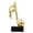 A, variant on Nordic Style, resin material art Musical Notes Shape Sculpture, Decorative Ornament, Table Centerpiece Figurine Statue Photo Props, Desktop Decorations A
