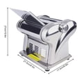 thumbnail image 2 of Pasta Maker Machine, Adjustable Thickness Settings, Noodles Maker with Washable Aluminum Alloy Rollers and Cutter, Perfect for Spaghetti, Fettuccini, Lasagna, 2 of 15