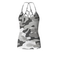 thumbnail image 4 of sususu Work Out Tank Tops for Women Sleeveless Athletic Tank Tops Open Back Undershirt Yoga Workout Casual Athletic Stretch Racerback Breathable Tee Grey XXL, 4 of 7
