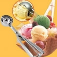 thumbnail image 1 of Ice Cream Ball Digger, Ergonomic Trigger System Easy To Clean Ice Cream Scoop Rustproof  For Home 6cm/2.4in, 1 of 8