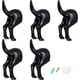 thumbnail image 3 of (2pcs/set) Dog Tail Wall Hook, Wall Decoration Hook, Creative Hook, Two Installation Methods Suitable For Office Hanging Coat Cloth Towel Key Decoration Wall, 3 of 5