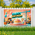 thumbnail image 7 of Construction Theme Happy Birthday Banner Kids Party Decoration Cake Design for Birthday Celebration Indoor Decoration Kids Party, 7 of 7
