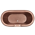 thumbnail image 4 of Sinkology Thales 5' Copper Freestanding Bathtub with Overflow (2 Faucet Holes), 4 of 5