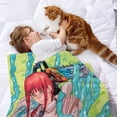 thumbnail image 2 of Chainsaw Man anti-pilling, suave, ligera, esponjosa y acogedora de lujo para hogar y cocina – Perfecta para niños y adultos, 100 x 150 cm, 2 of 6