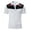 White, variant on TOWED22 Men's Polo Shirts,Men’s Short Sleeve Polo Shirt Casual Slim Fit Shirts Contrast Color Patchwork T Shirts Cotton Tops Navy,XXL
