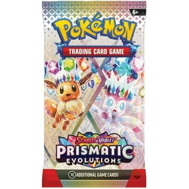Pokemon TCG: Scarlet & Violet Prismatic Evolutions Booster Pack (Random Art) - 10 Cards