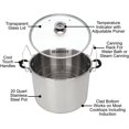thumbnail image 2 of Harvest Stainless Steel 20 Qt Canning Pot with Rack | Water Bath or Steam Canning | Works on All Stovetops Including Induction, Glass, Gas (Stainless Steel Canner + Tools) (Stainless Steel Canner), 2 of 6