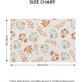 thumbnail image 2 of Fall Placemats Set of 4, 12x18 Inch Orange Pumpkin Maple Leaf Fall Table Mats Autumn Harvest Thanksgiving Decorative Table Placemats for Outdoor Indoor Party Kitchen Dining Table Decoration, 2 of 8