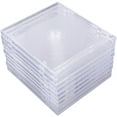 thumbnail image 1 of 9 Pcs Boîtiers Dvd Transparents Carrés en Acrylique pour Rangement pour Usage Quotidien, 1 of 7