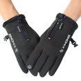 thumbnail image 3 of Guantes de ciclismo de felpa 2 dedos Flip Guantes de motociclista Equipo de deportes al aire libre JShteea El nuevo, 3 of 9