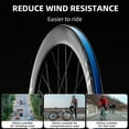 thumbnail image 4 of ROCKBROS Bike Wheels 700c Carbon Fiber Disc Rim Road Bike Wheels Carbon Wheelsets with Logos Bike Wheel Pairs, 4 of 5