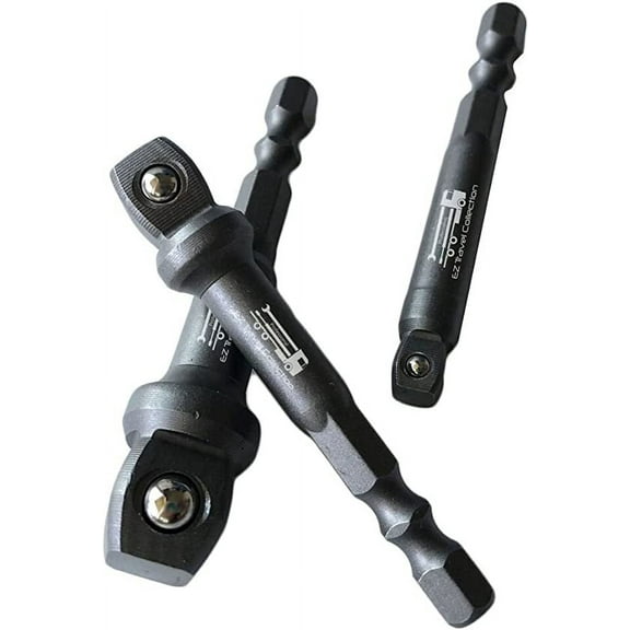 Hex Bit Wobble Drive Extension Bars (1/4", 3/8" and 1/2")