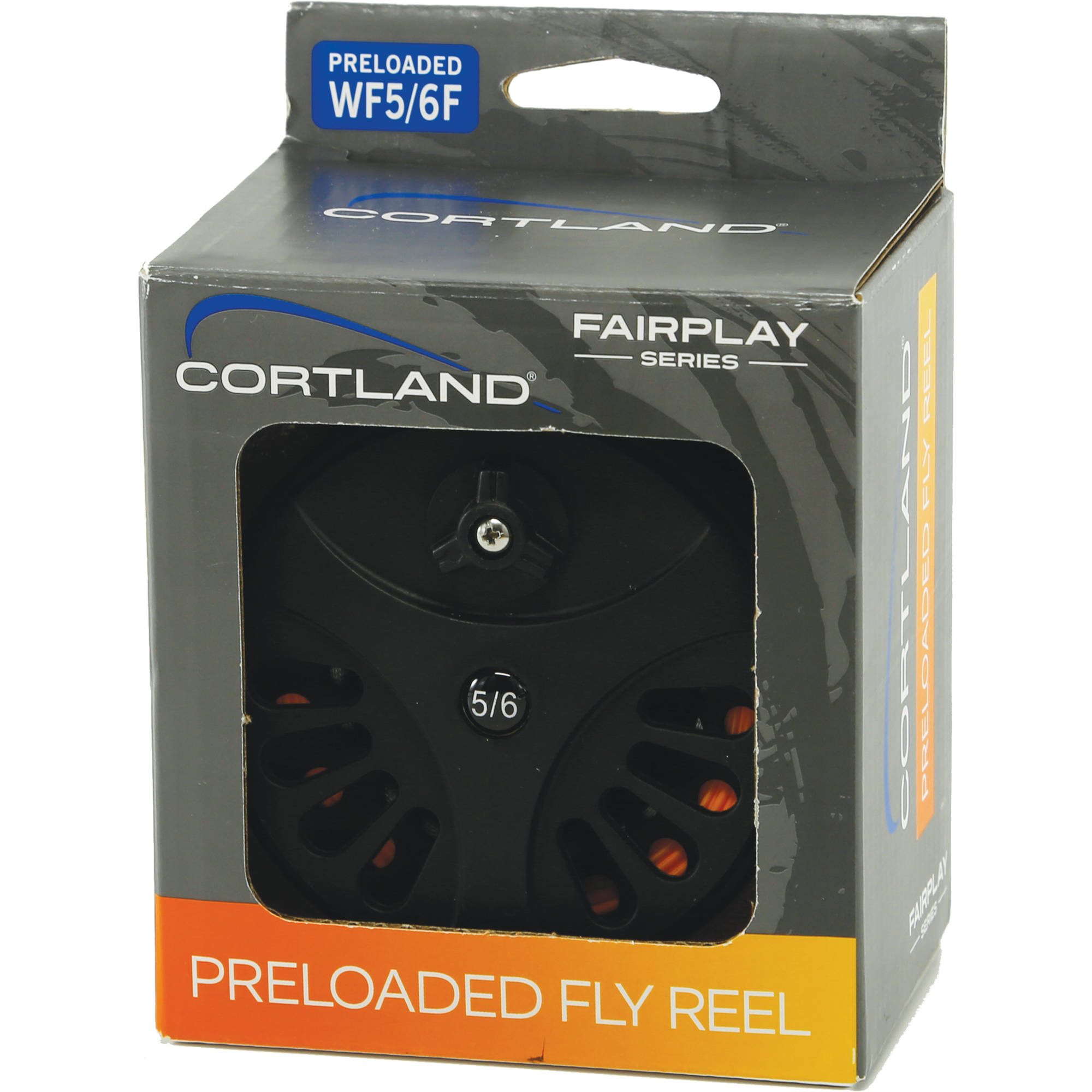 Cortland Fairplay Pre-Spooled Fly Fishing Reel, Size 5/6 WT, 3.75in Width, 4.25in Height
