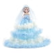 thumbnail image 1 of Cateissary Vestido de muñeca para bebé, princesa, recién nacido, niñas, hogar, escuela, dormitorio, vestido, juguete, Festival de cumpleaños, regalos Decoración Azul brillante Cateissary HA073524-07, 1 of 6