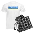 thumbnail image 6 of CafePress - Pro Ukraine Pride Ukrainian Flag ??????? Pajamas - Men's Light Loose Fit Cotton Pajama Set, 6 of 7
