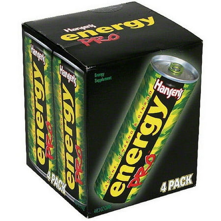Hansen's Energy Pro 4 pk , 33.2 oz. (Pack of 6)