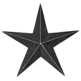 thumbnail image 6 of VHC Brands Patriotic Faceted Metal Star Black Wall Hanging 24x24, Independence Day Decor, American Star Design, Distressed Appearance Metal Wall Hanging, Star Shape, Country, Charcoal Black, 6 of 6