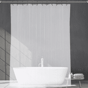 ARTISTIC HOME PEVA Plastic Shower Curtain Liner Mildew Resistant Heavy Duty Shower Liner for Bathroom Bath Tubs Shower Stall 70" W x 72" H