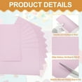 thumbnail image 3 of Uxcell 20 Sheet A4 Glitter Pink Card Stock, 8"x11", Shimmer Paper, 250gsm for DIY Crafts, 3 of 7